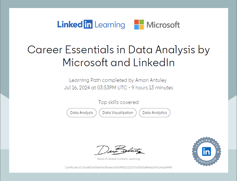 Data Analysis